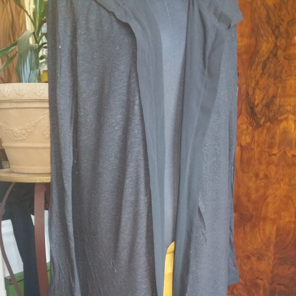 Milla Charcoal and Black Layers In Style Cardigan
